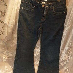 I.O. & Co. blue jeans flared leg high rise sz 10